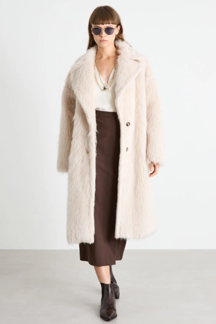 Cotton cardigan - WHITE