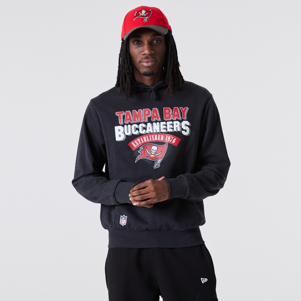 Tampa Bay Buccaneers Established New Era NFL Hoodie Dark Gray