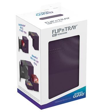 Ultimate Guard Flip'n'Tray Deck Case 80+ Standard Size XenoSkin - Purple