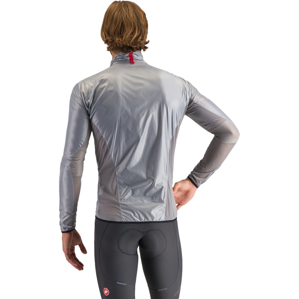 Castelli Aria Shell Jacket Men - silver grey 870
