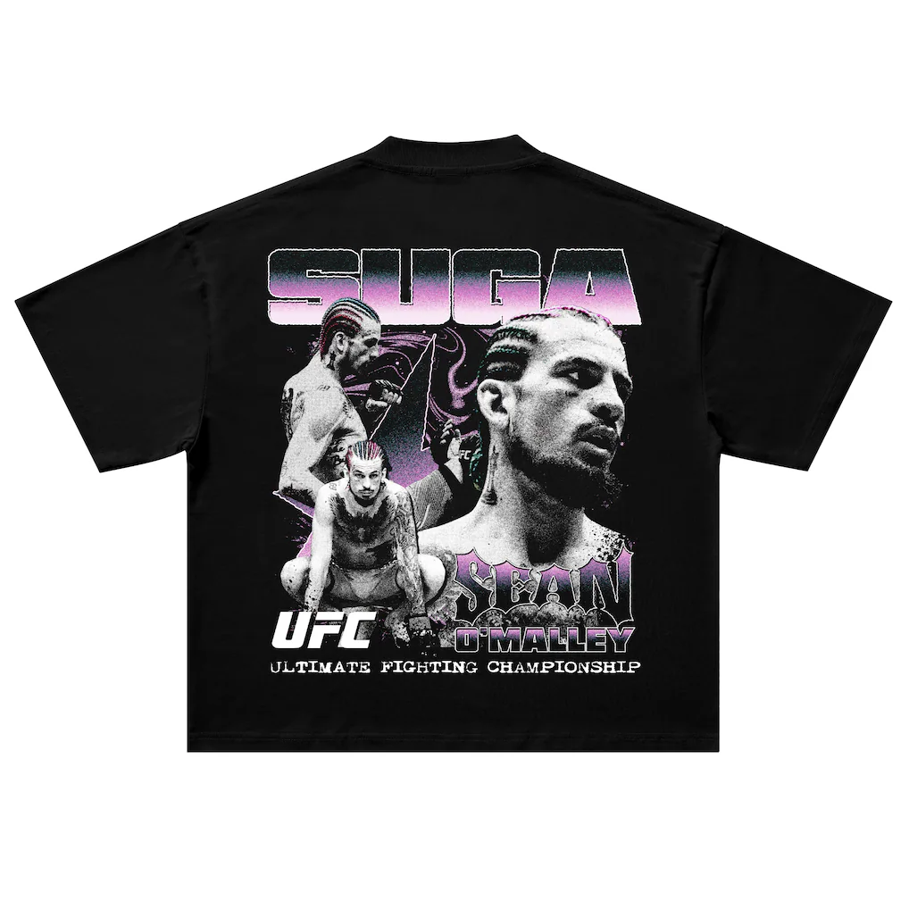 Men's UFC Black Sean O'Malley Graphic T-Shirt