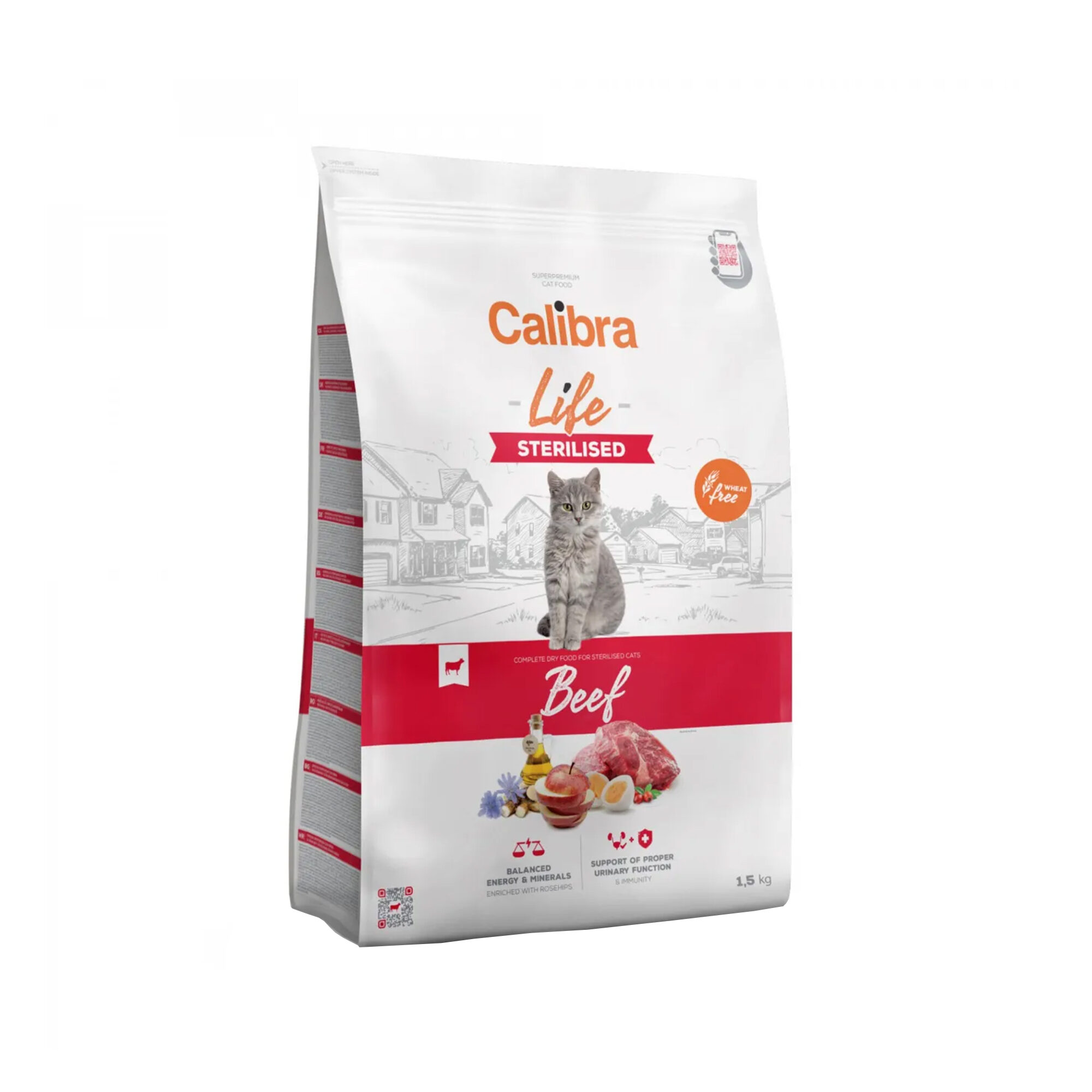 Calibra Cat Life Sterilised - Beef - 1,5kg