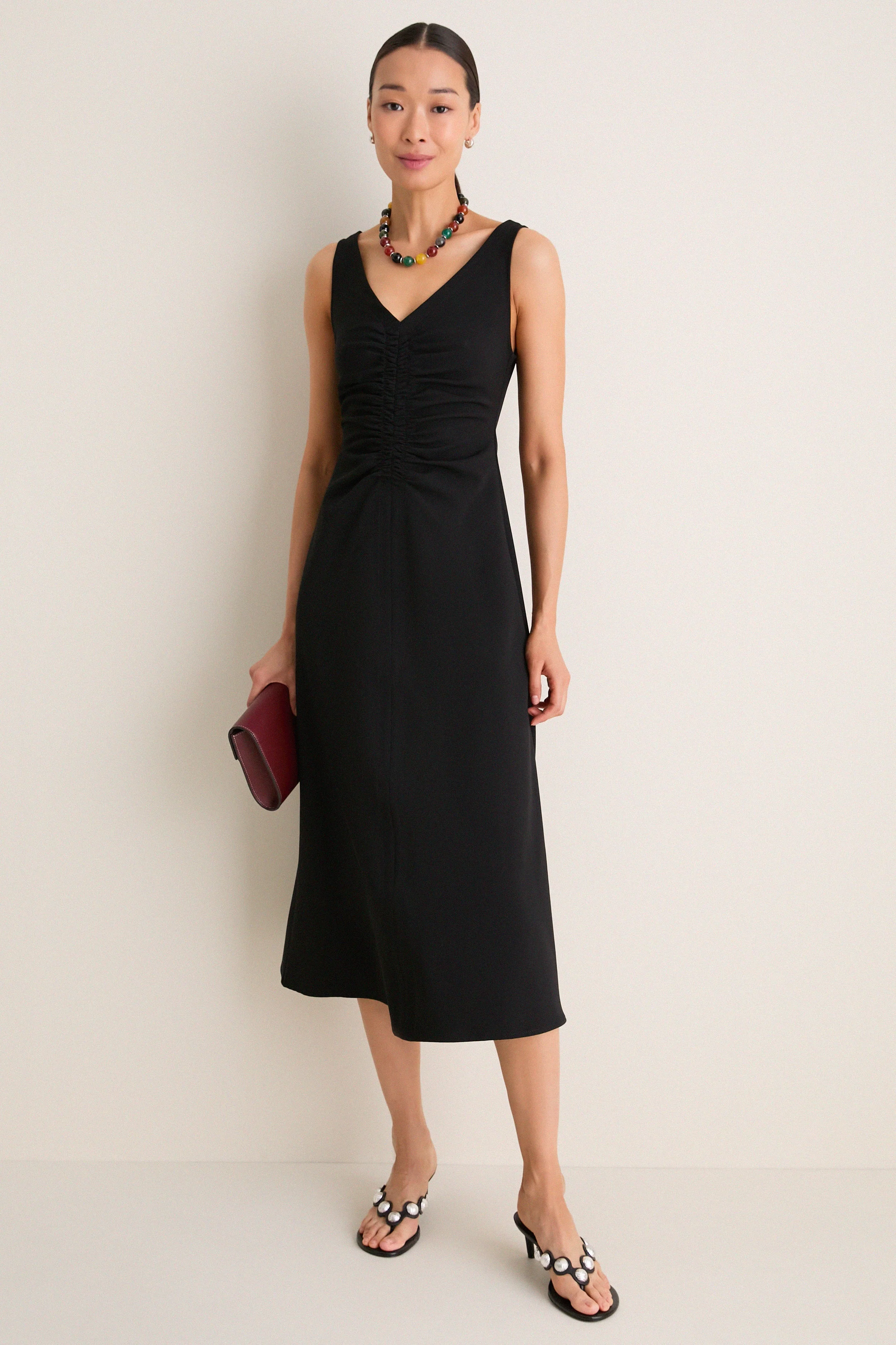 Black Sleeveless Juniper Dress