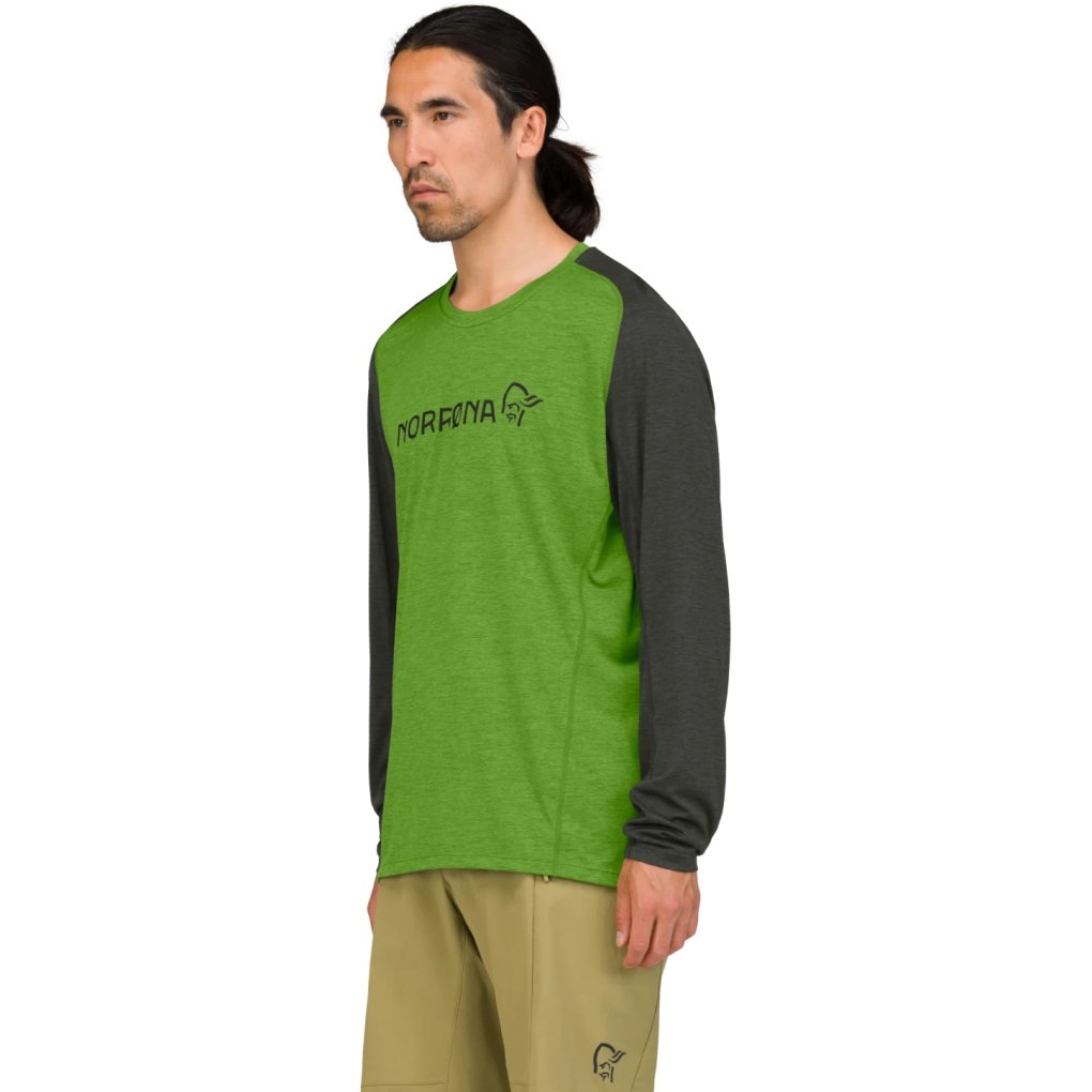 Norrona fjørå equaliser lightweight Long Sleeve Shirt Men - Norrona Green