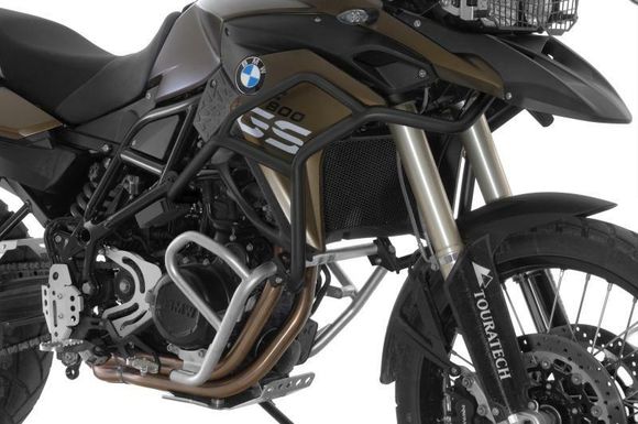 Touratech engine guard Crash bar extension - BlackRef: Trt01471A / 01-048-5160-0
