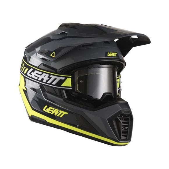 Leatt 7.5 Full-Face Helmet with Goggles 2.5 - Gray / YellowRef: LB1191