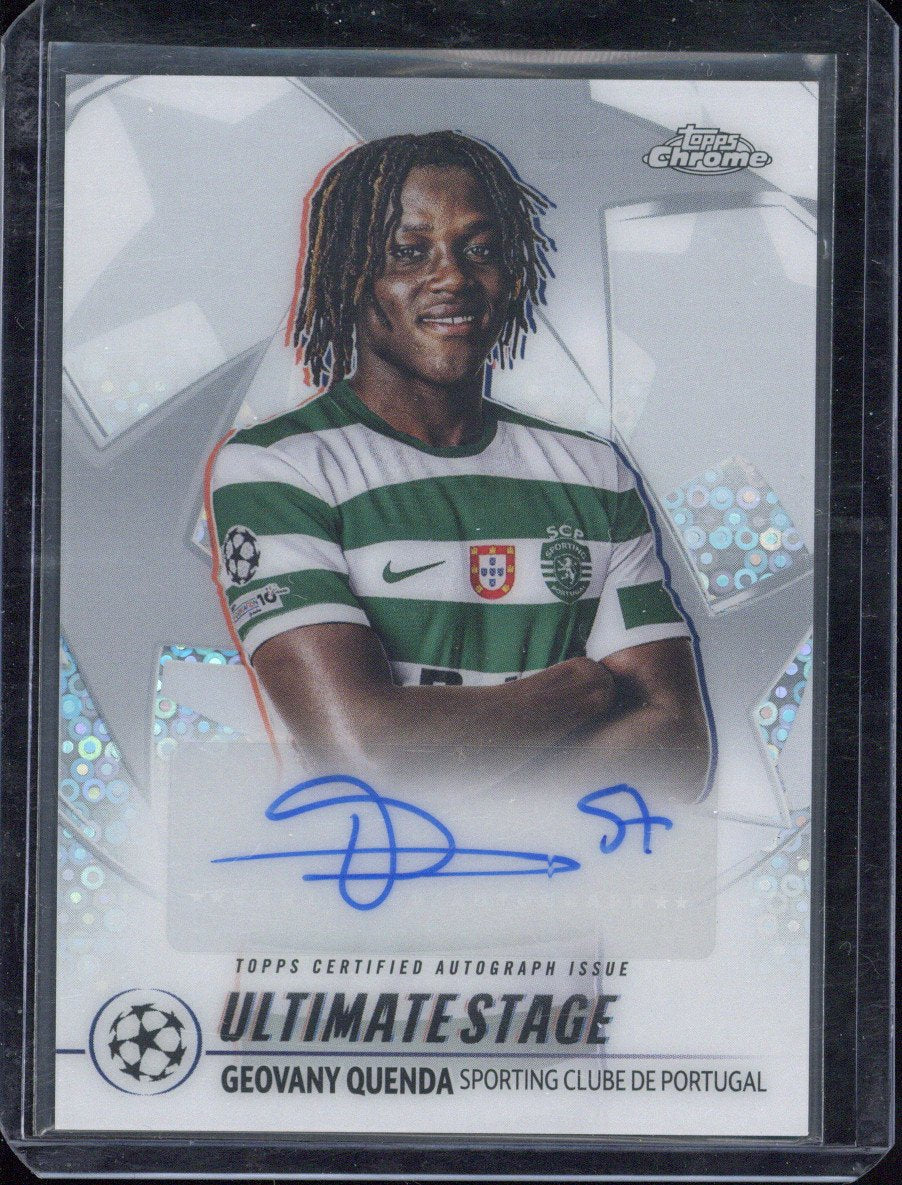 2025/26 Topps Chrome Geovany Quenda Ultimate Stage Autograph #USA-GQ
