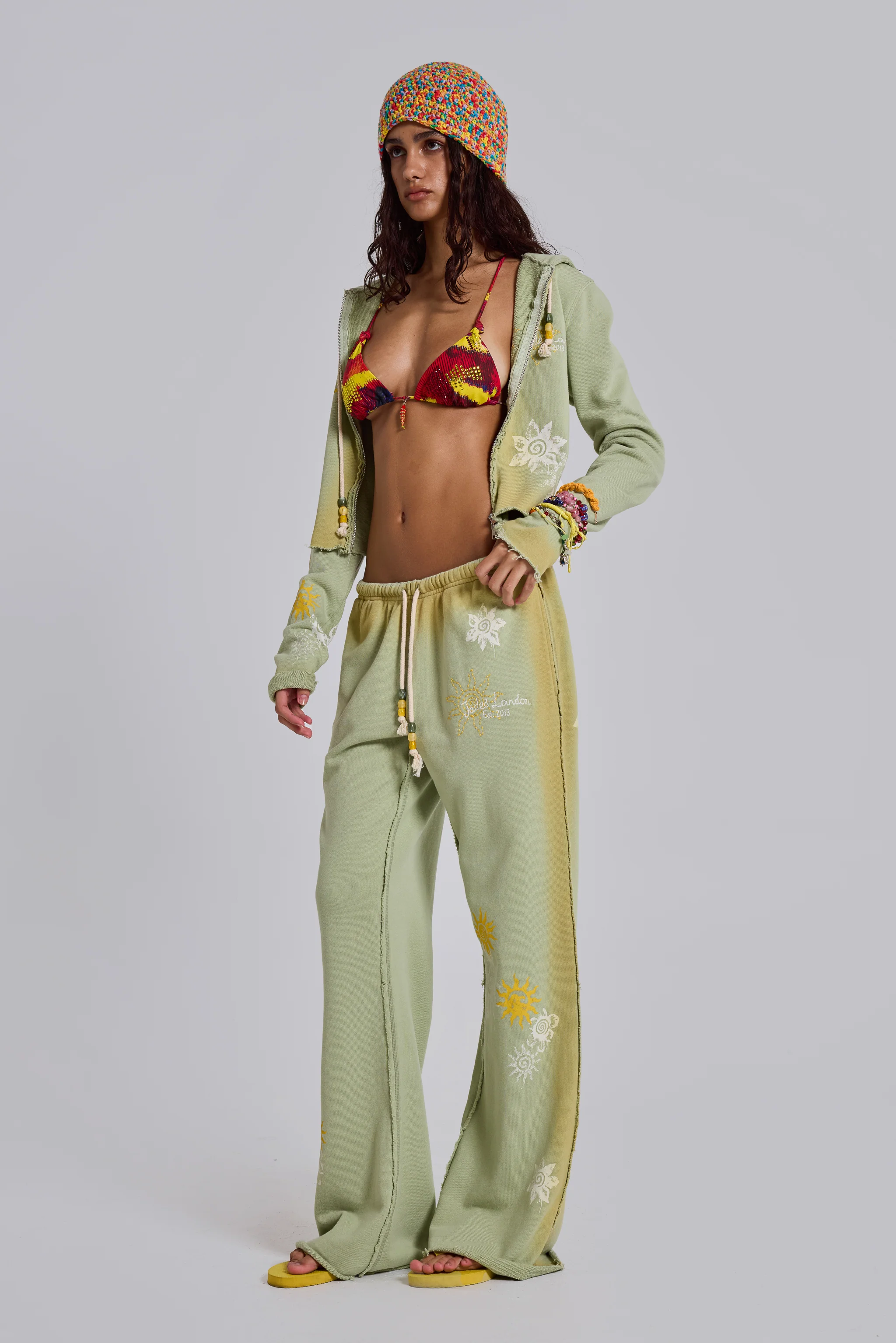 Cleo Sunfade Slouchy Bootcut Jogger