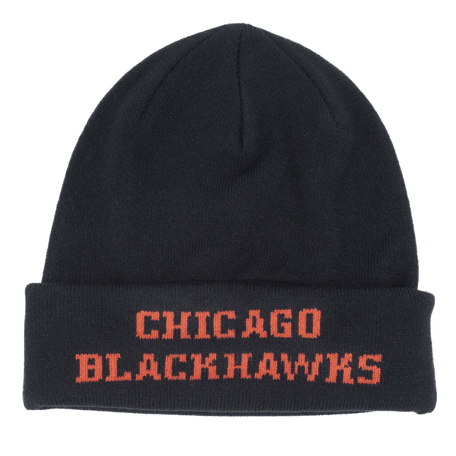 Chicago Blackhawks Mitchell & Ness Balaclava & Beanie Combo