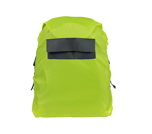 Basil Keep Dry and Clean Raincover - vertical - neon yellow