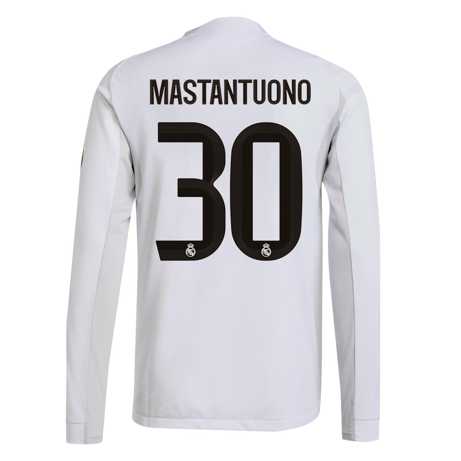 Mens Home Authentic Long Sleeve Shirt 25/26 White