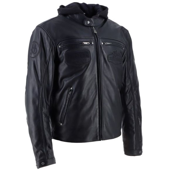 Moto Helstons Rival - Black JacketRef: HS1324