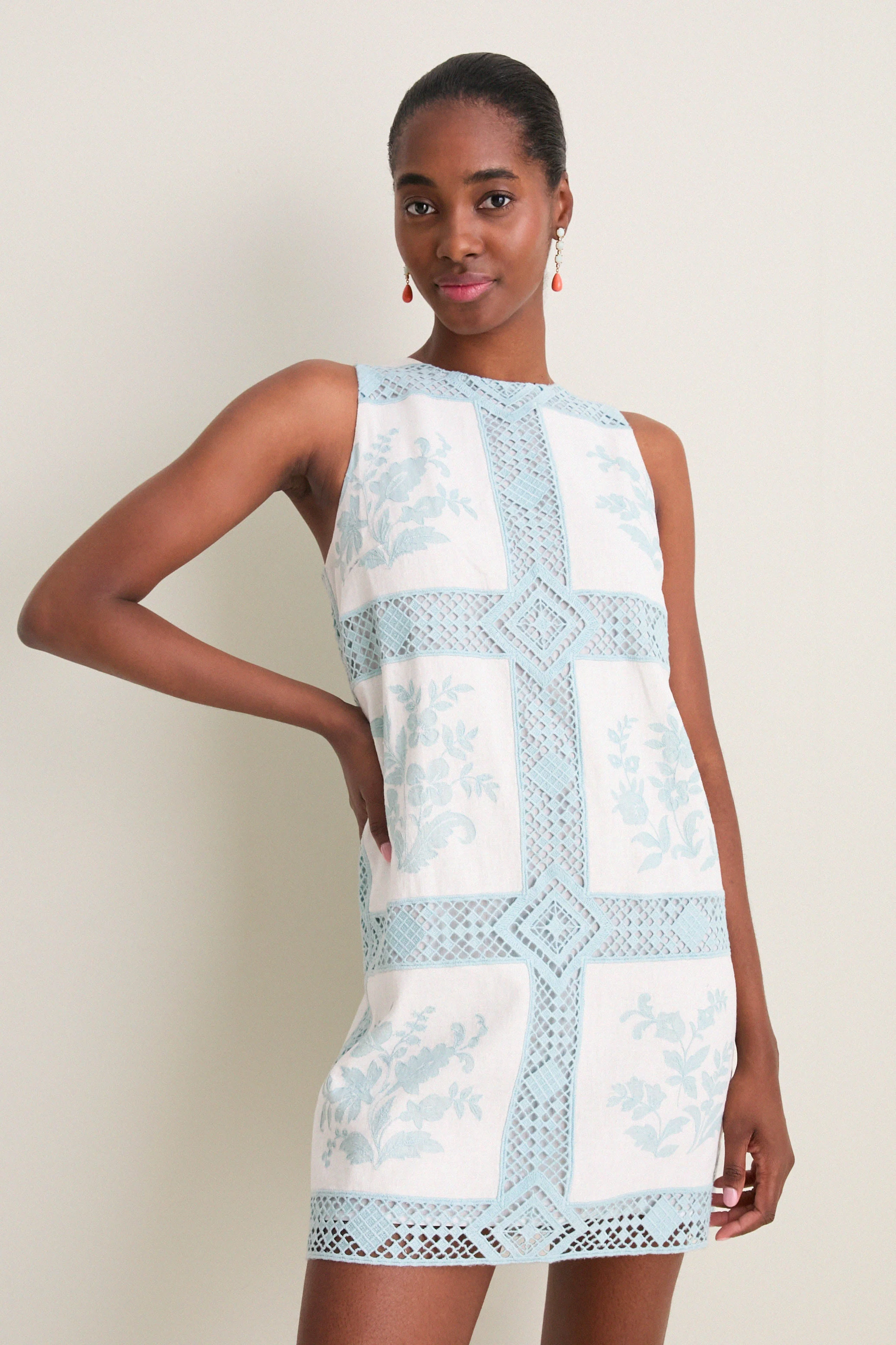 Amalfi Tile Lace Sconset Dress