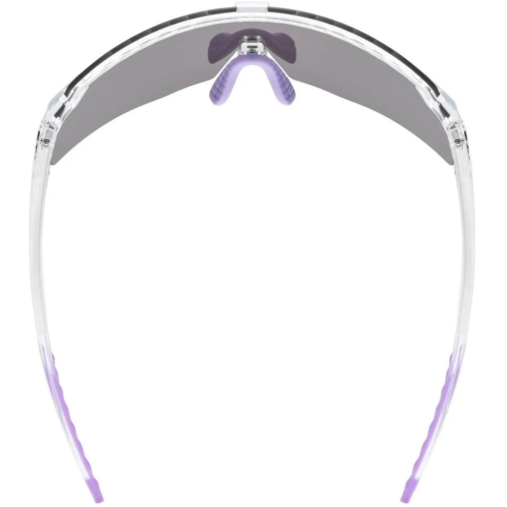 Uvex pace stage Cycling Glasses - clear/mirror pink