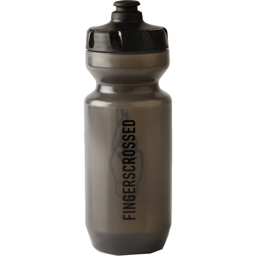 FINGERSCROSSED Bidon Bottle 650ml - Smoke