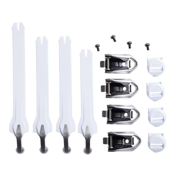 Fox INSTINCT STRAP KIT boot buckle - White / BlackRef: fx5545 / 30370-008-os