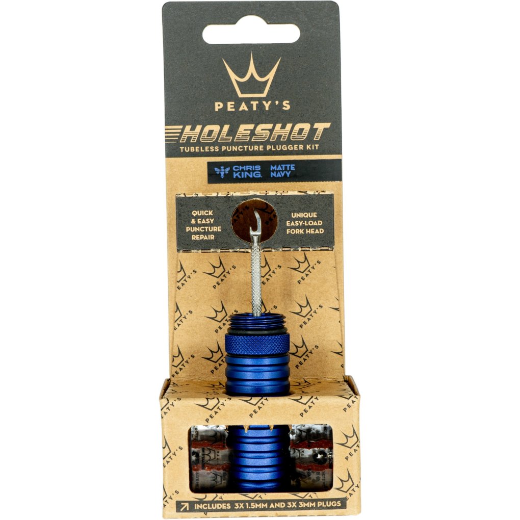 Peaty's Holeshot Tubeless Puncture Plugger Kit - Navy