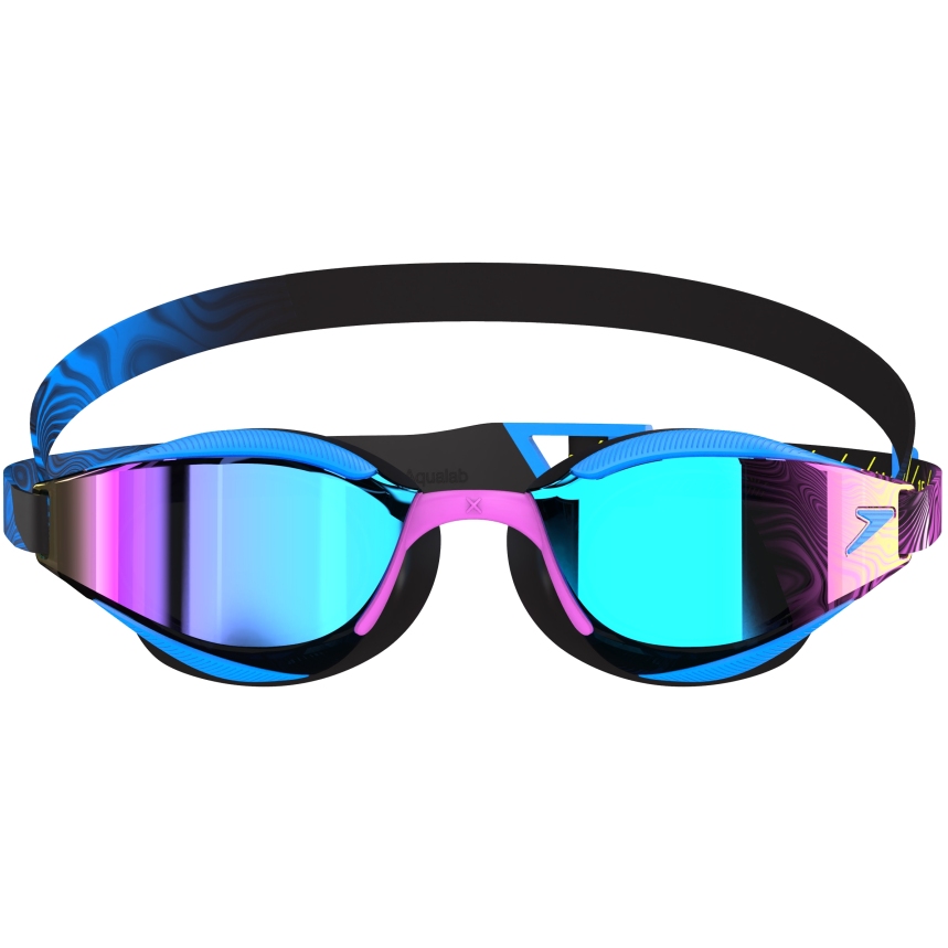 Speedo Fastskin Hyper Elite Mirror Swimming Googles - mayan blue/smoke/tropical horizon