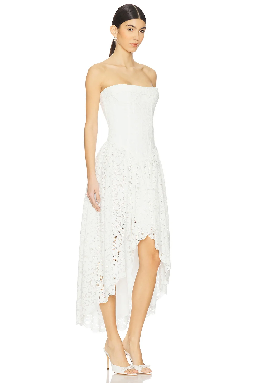 Felicidad Strapless Lace Dress