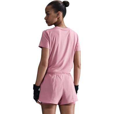 Nike One Classic Twist Short Sleeve Top Women - pink/black HJ1054-699