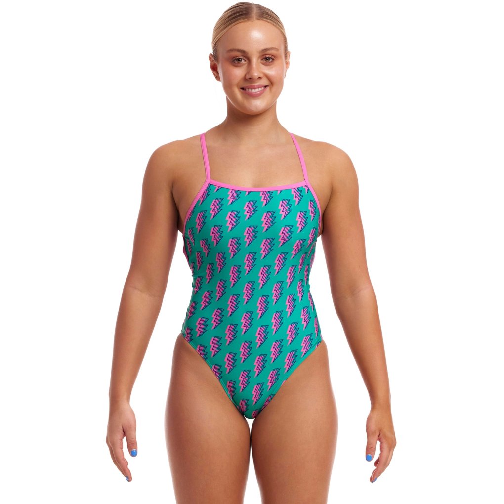 Funkita Strapped In Eco One Piece Swimsuit Women - Zip Zap