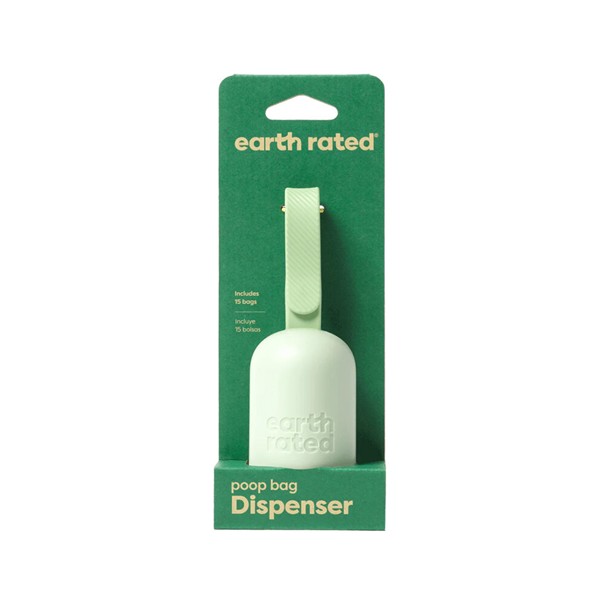Earth Rated Poop Bag Holder + 15 unscented bags