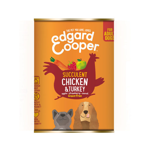 Edgard & Cooper Adult - Chicken & Turkey - 6 x 400 g