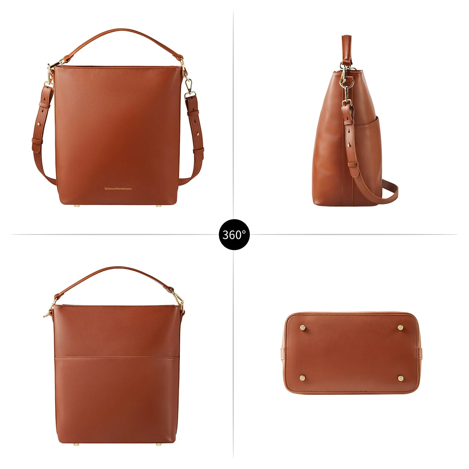 Business & Laptop Handbag Kloey Red Brown