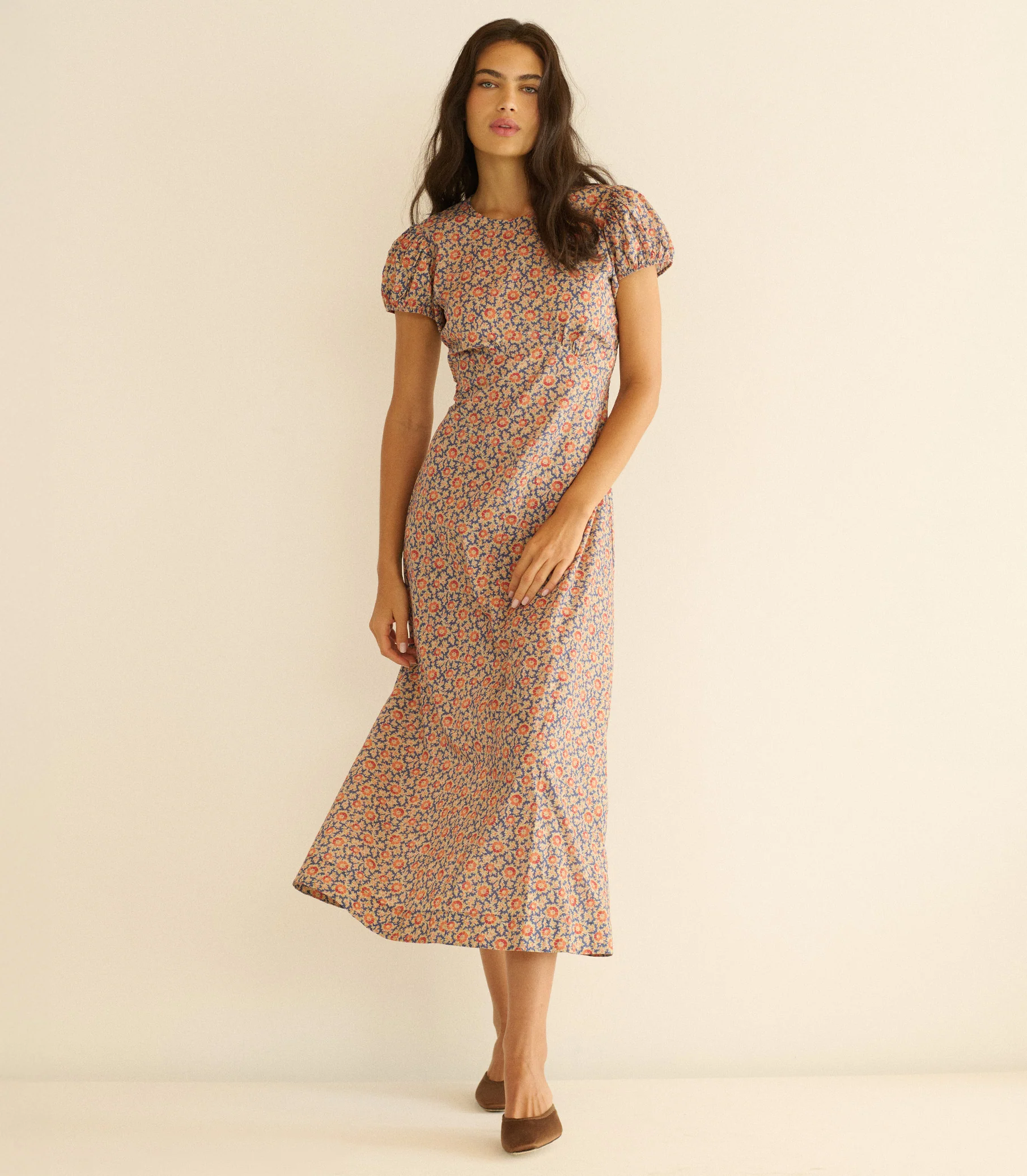 Rhodia Midi Dress - Jardin du Soleil