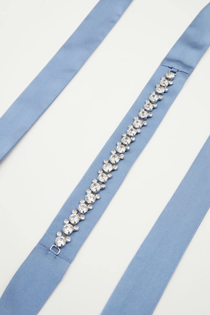 Jewelled belt - LIGHT BLUE