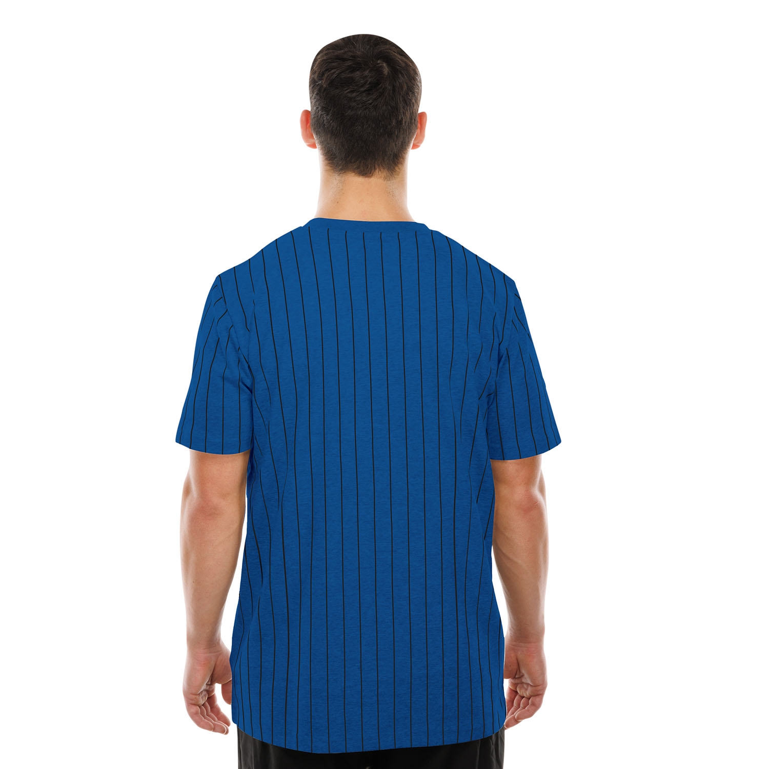 Detroit Lions Retro Stripe NFL T-Shirt Blue