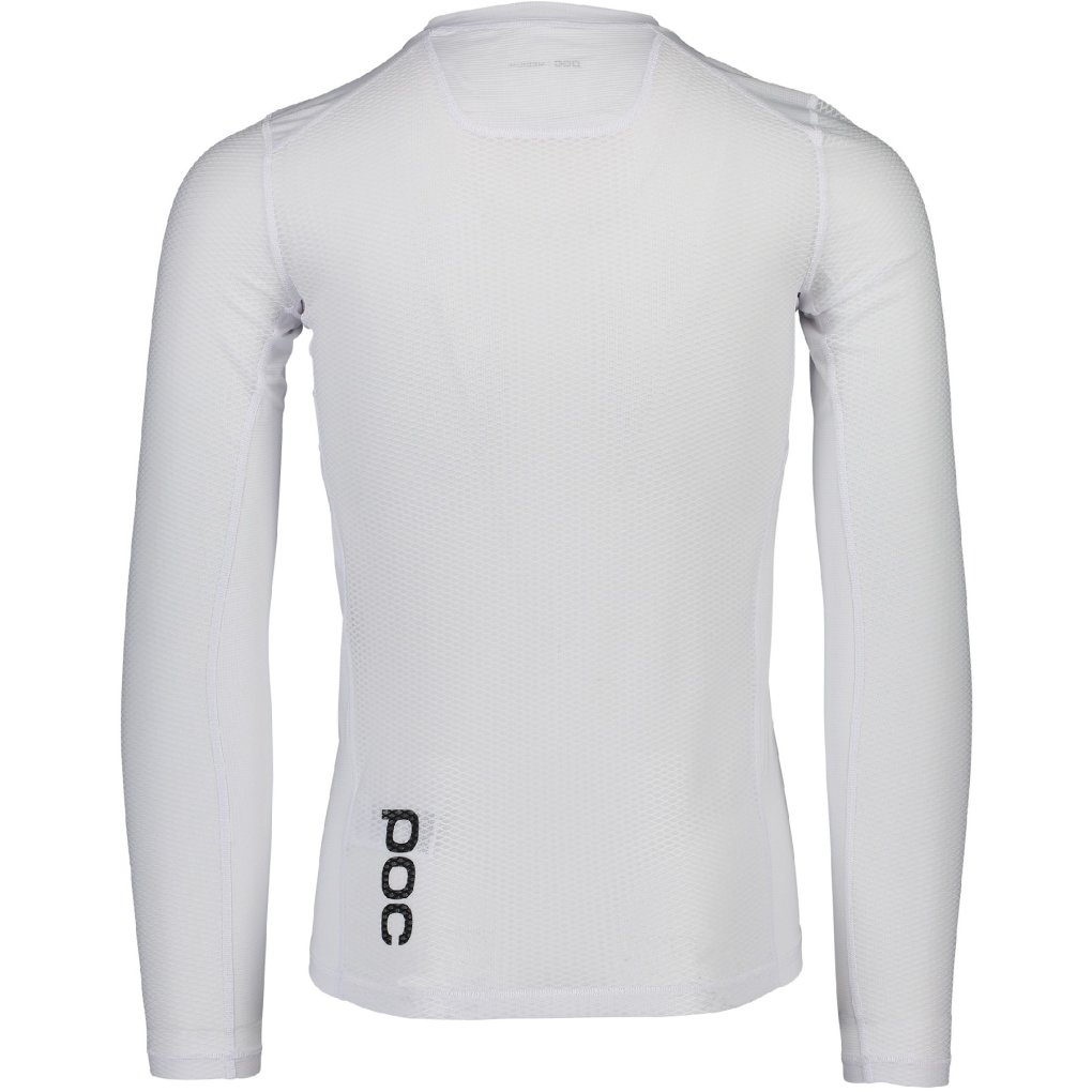 POC Essential Layer Long Sleeve Jersey Men - 1001 Hydrogen White