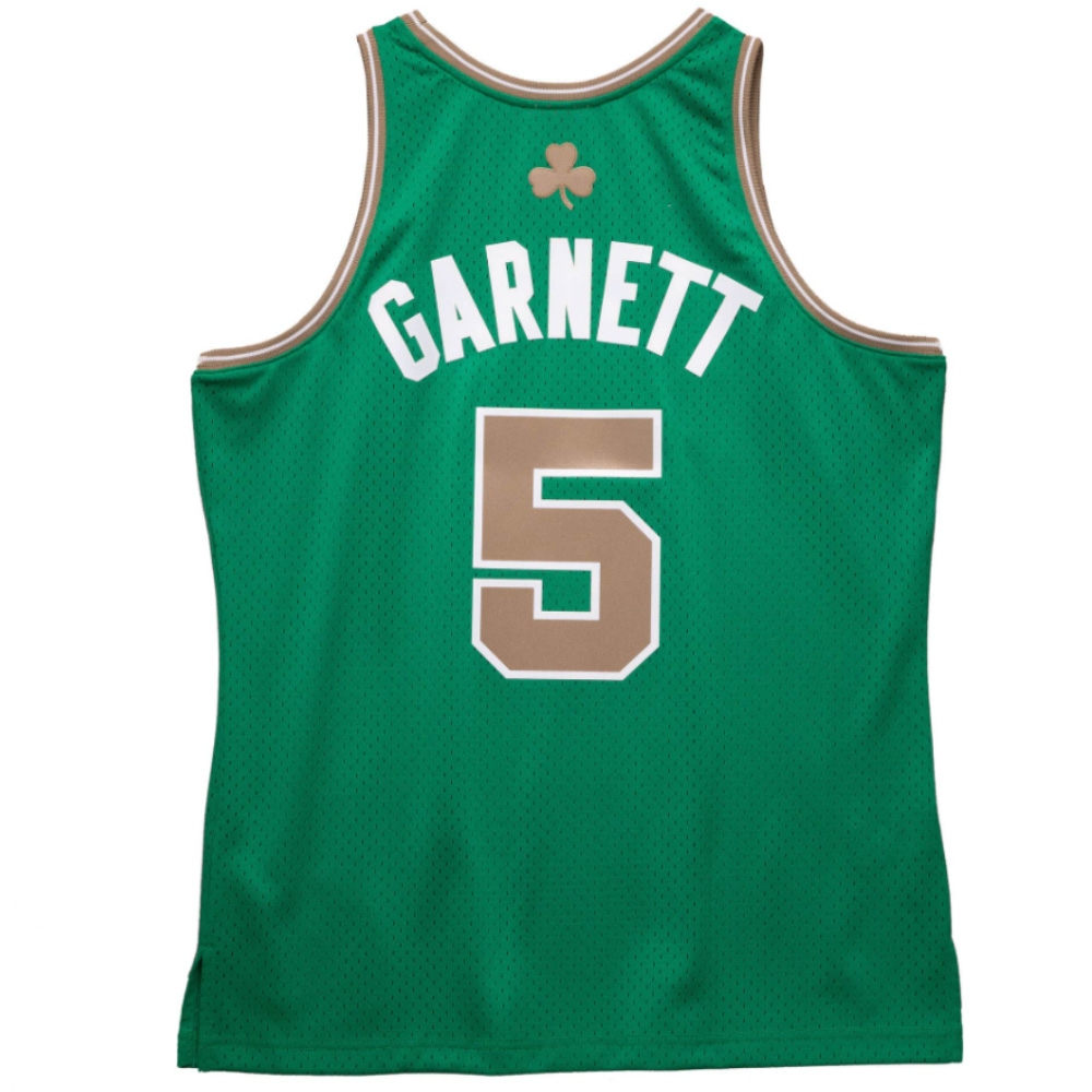 Kevin Garnett #5 Boston Celtics 2007-08 St. Patrick's Day Swingman NBA Jersey Green