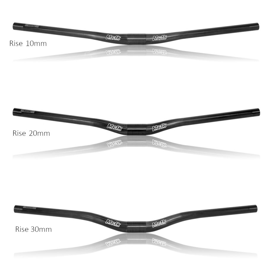 Mcfk MTB Riser Handlebar - 9° - 10mm - 3K Matt