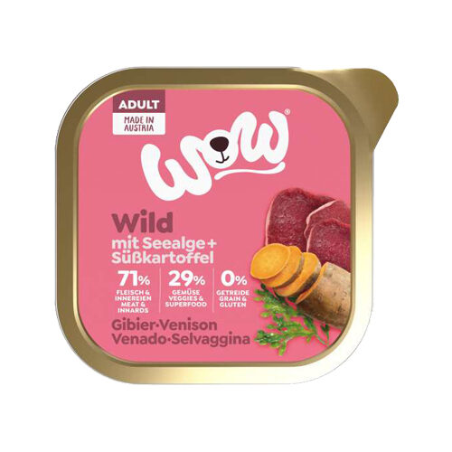 WOW! Adult Dog Food - Tub - Salmon - 11 x 150 g