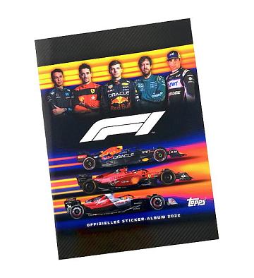 Topps F1 Formula 1 Sticker-Set 2022 - 154 Stickers + German Album