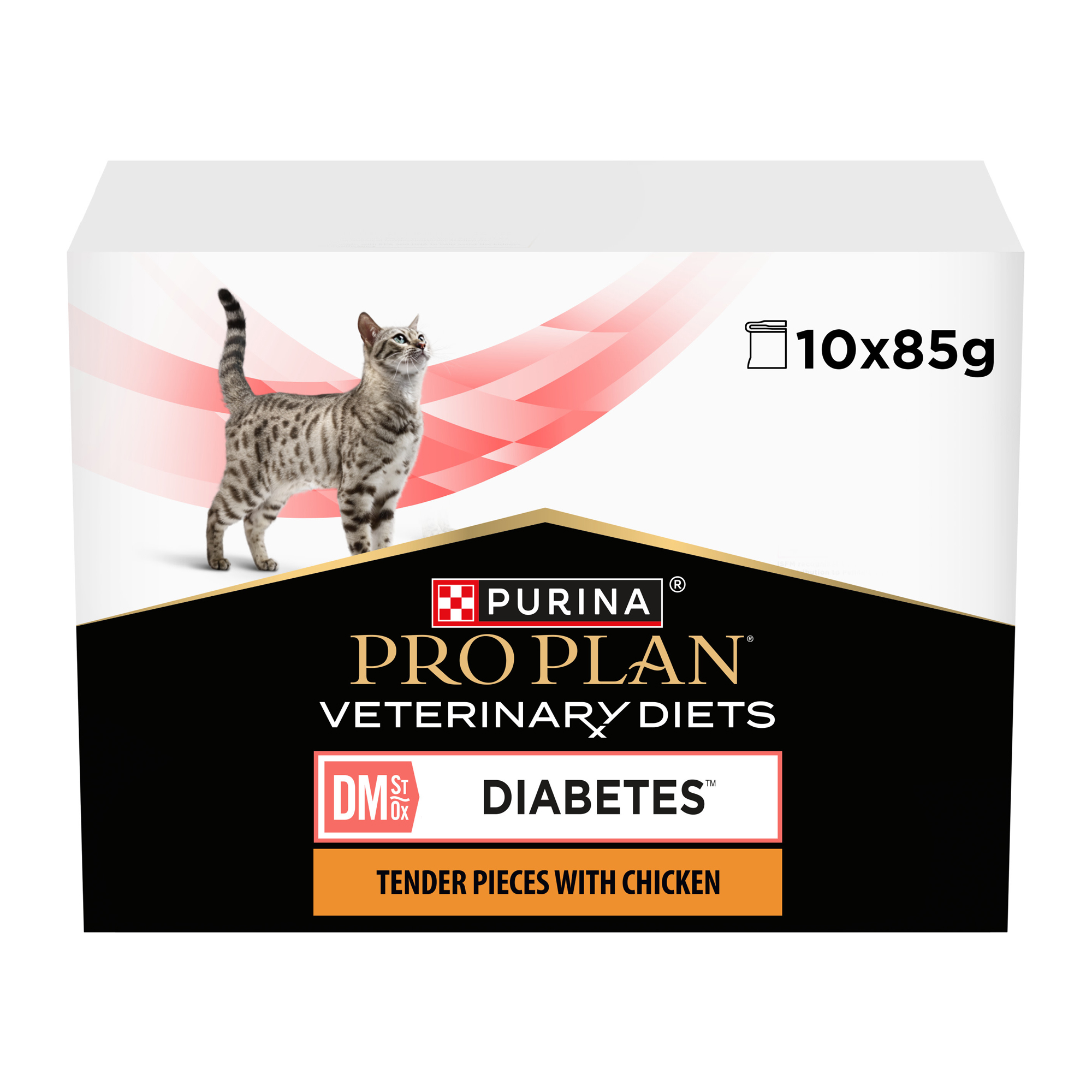 Purina Pro Plan VDs DM Diabetes Management - Chicken - 10 x 85g