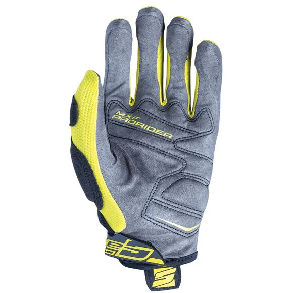 Five MXF PRORIDER S cross gloves - YELLOW BLACK 2023 - Yellow / BlackRef: FV0258