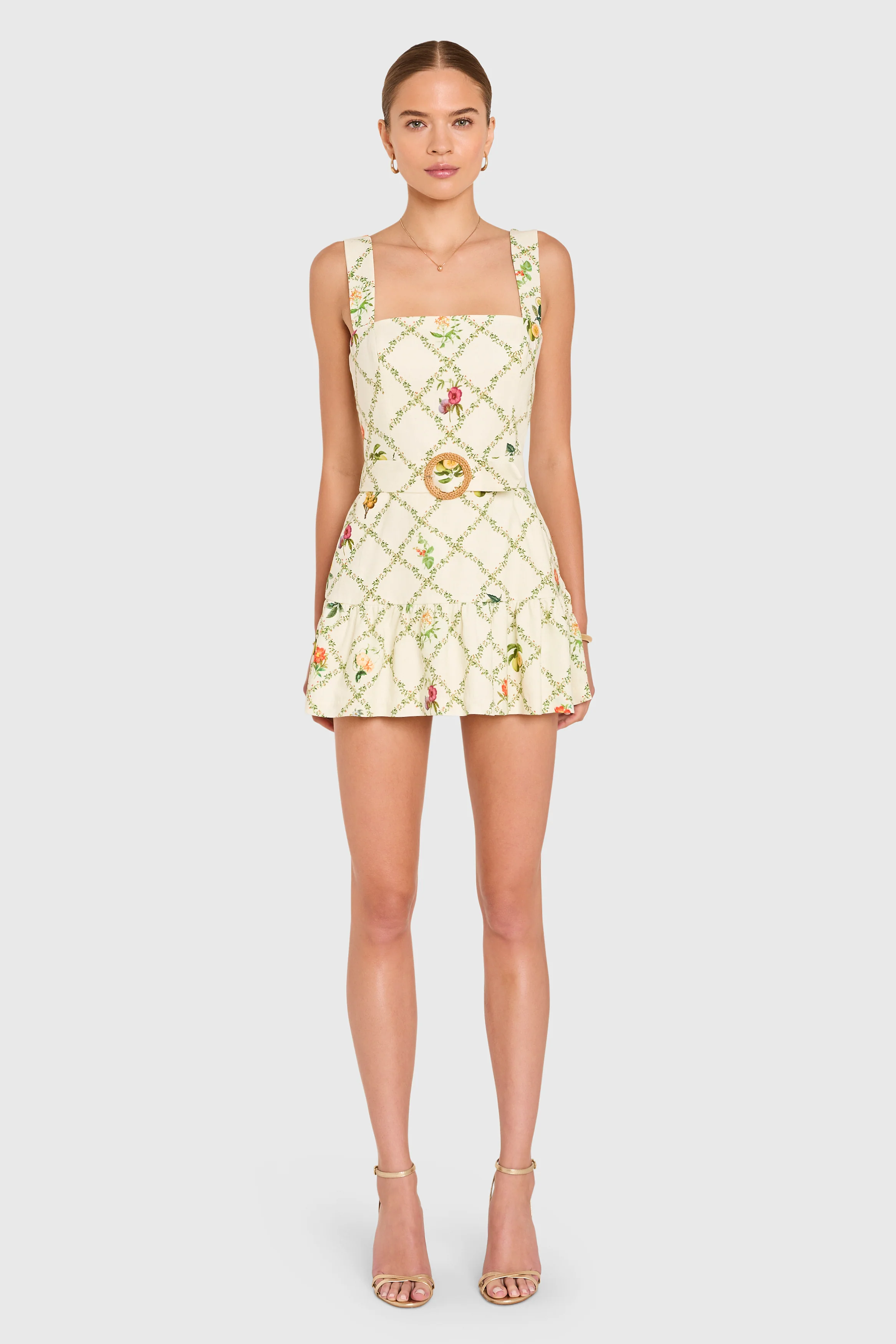 Lena Romper in Trellis