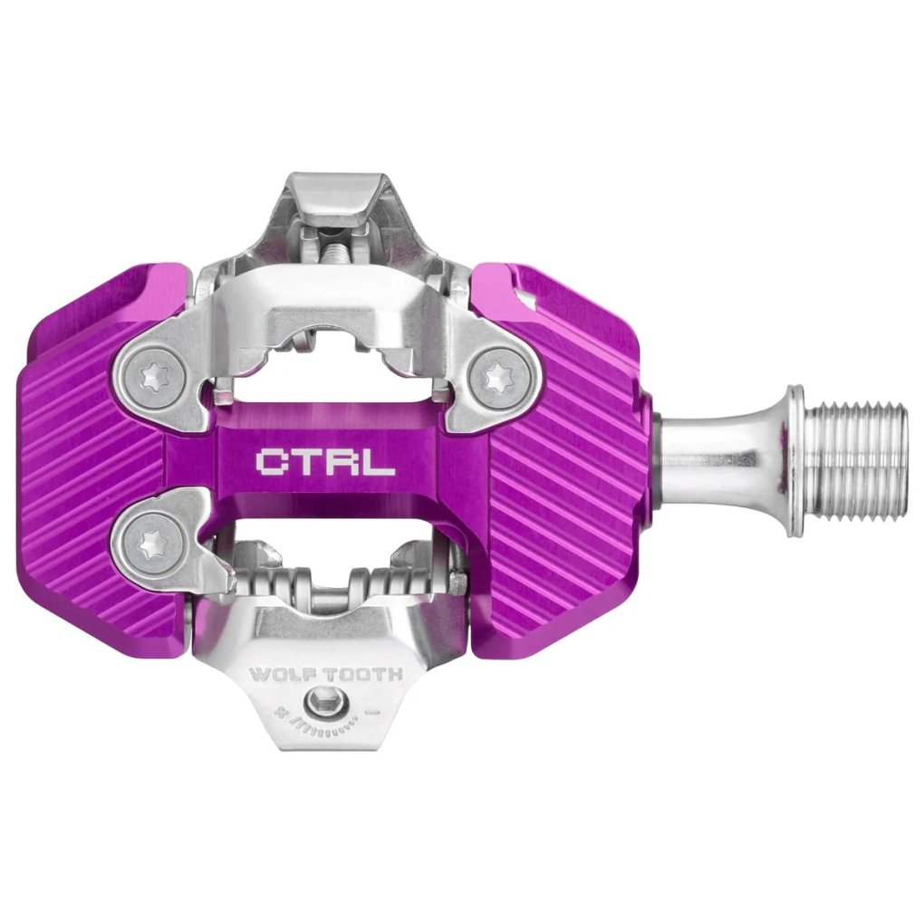 Wolf Tooth CTRL Trail Clipless Pedals - ultraviolet purple
