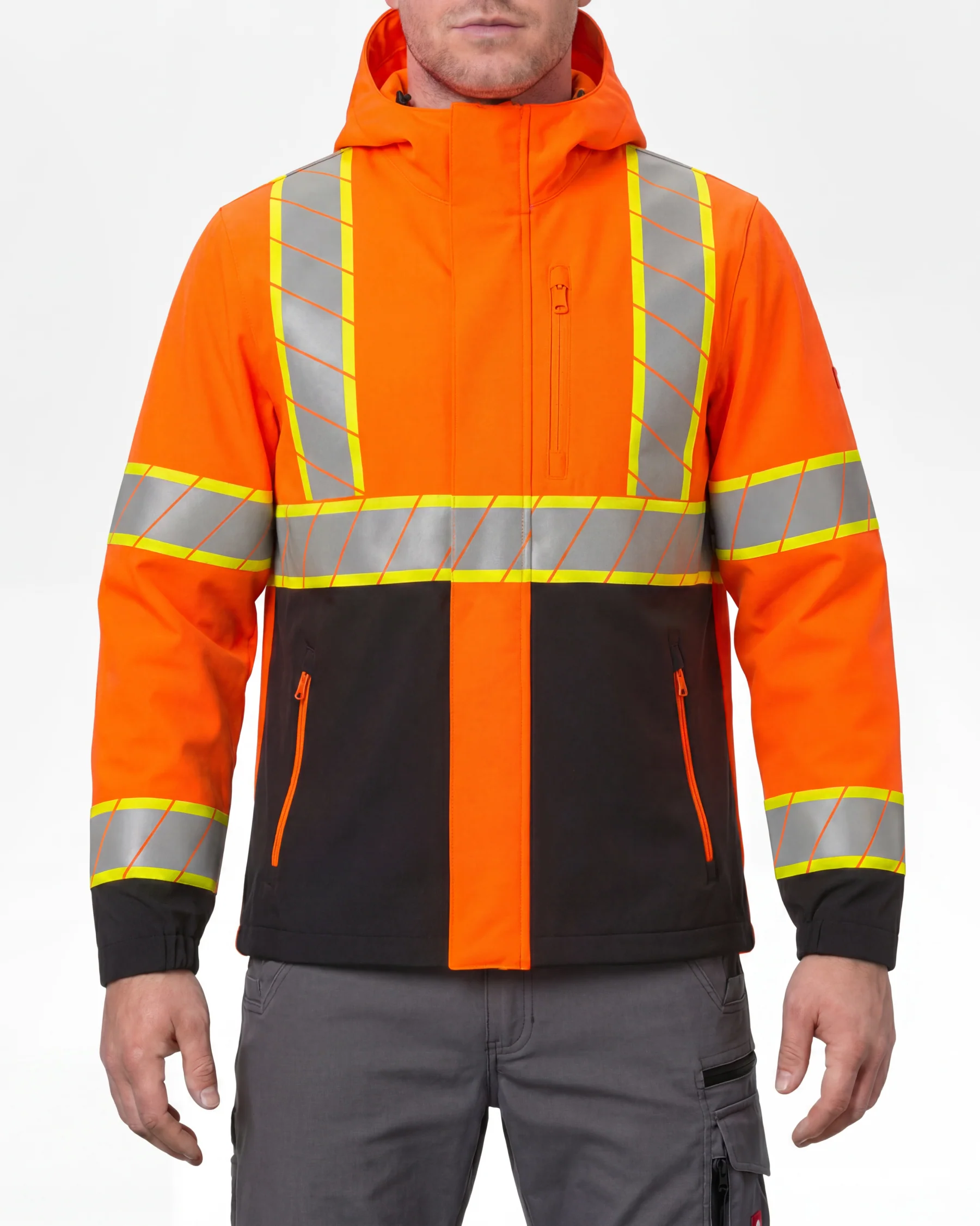 High Visibility Waterproof Jacket Class 2