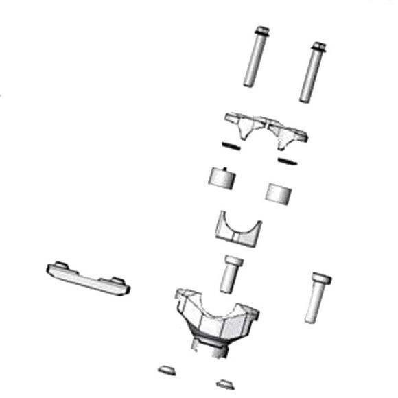 Pontet de guidon Xtrig PHDS 12mm UniverselRef : 445223 / 1060990