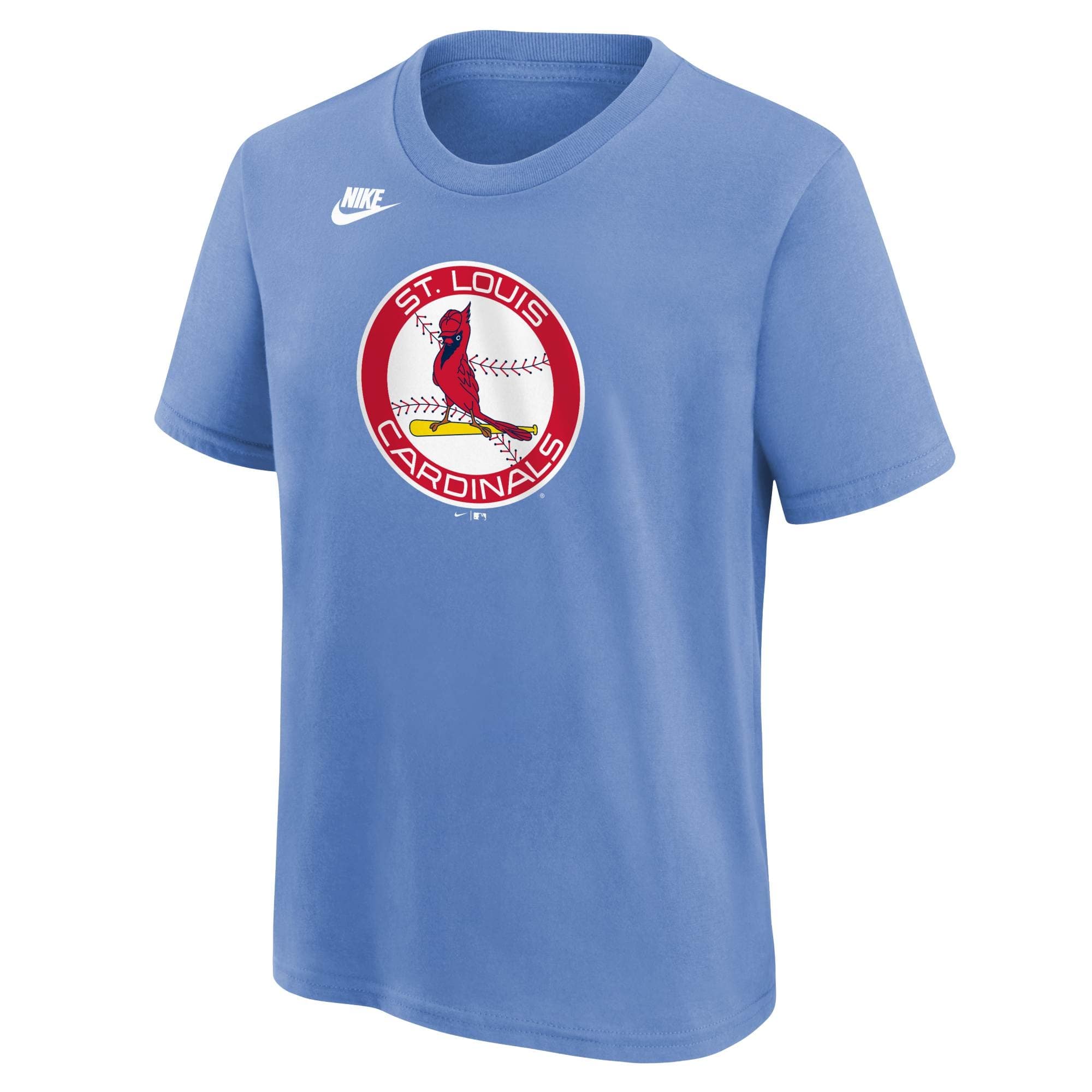 St. Louis Cardinals Cooperstown Logo Nike MLB T-Shirt Blue (YOUTH)