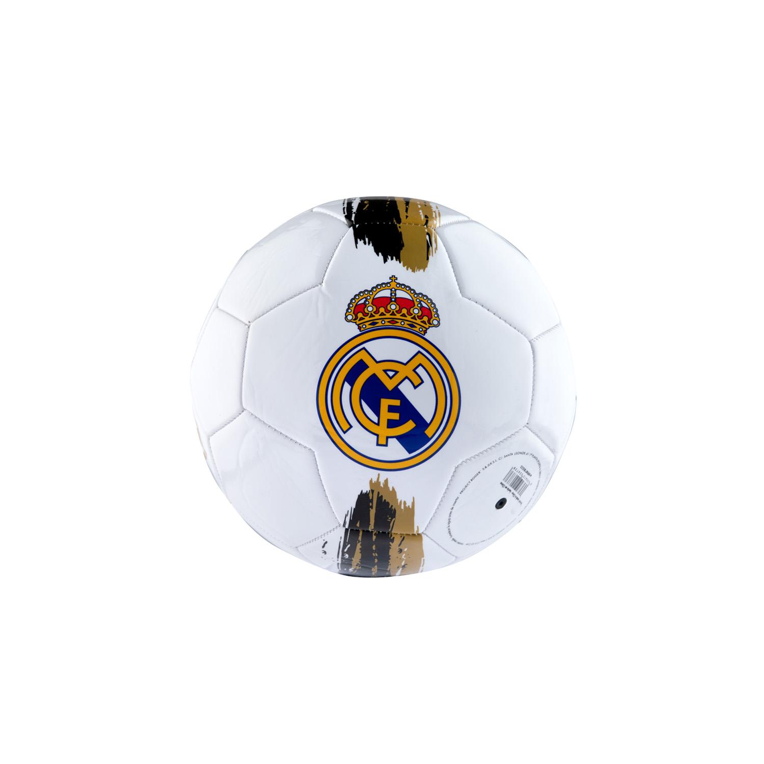 Mini Ball Color Crest White/Gold Real Madrid