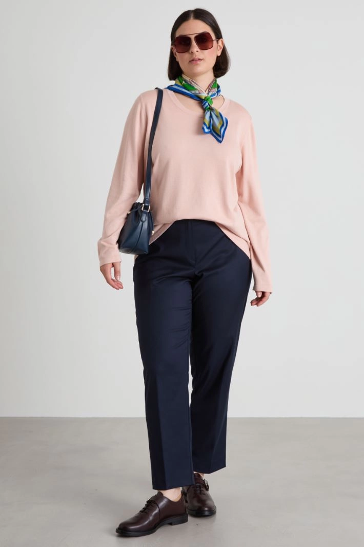 Viscose sweater - LIGHT PINK