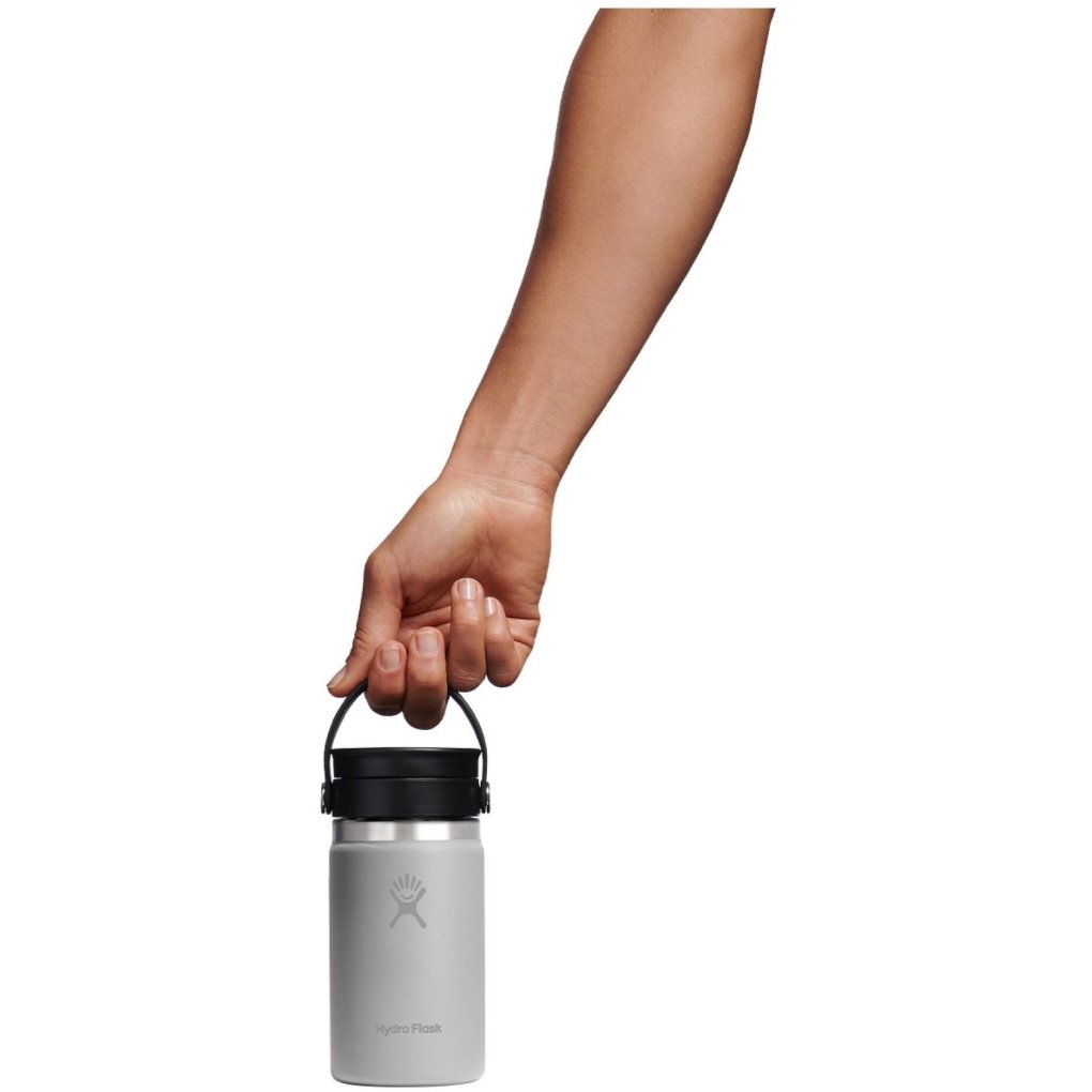 Hydro Flask 12oz Wide Mouth Coffee Flask + Flex Sip Lid - 355 ml - Birch