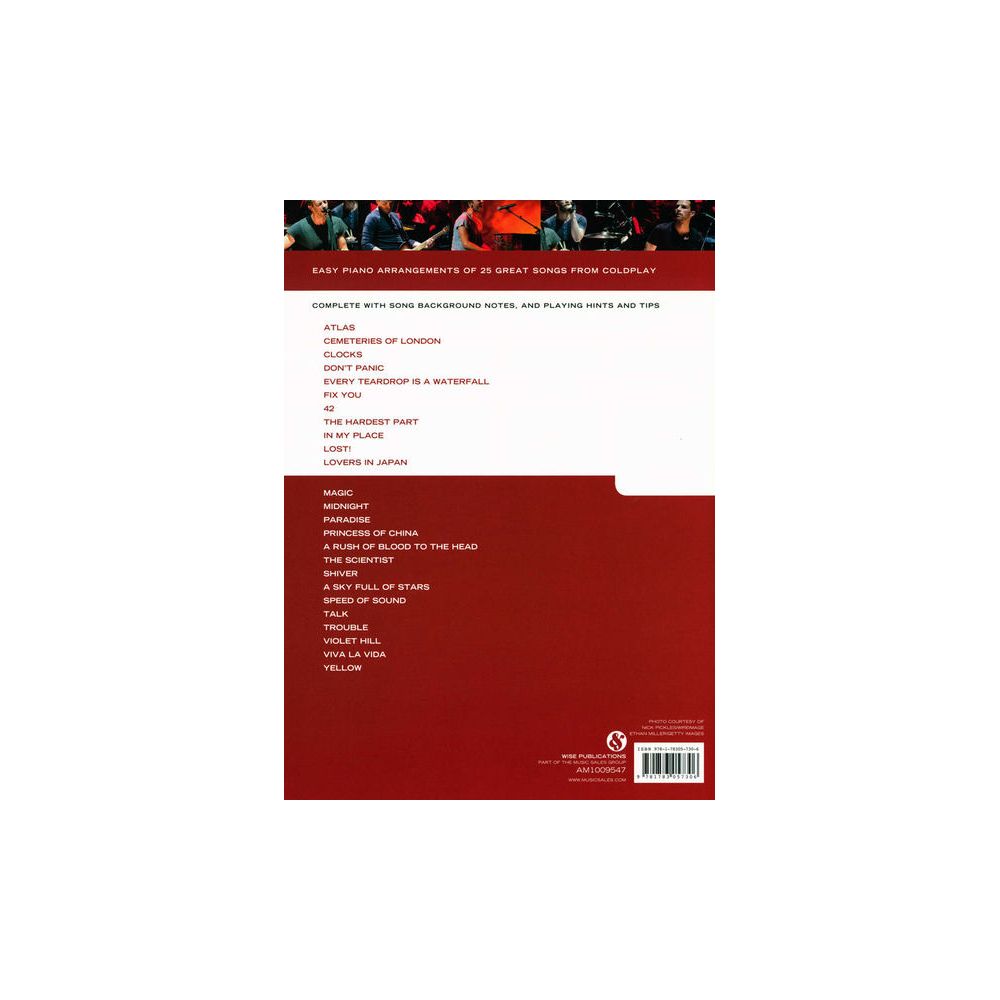 Wise Publications Really Easy Piano Coldplay – Thomann Ireland