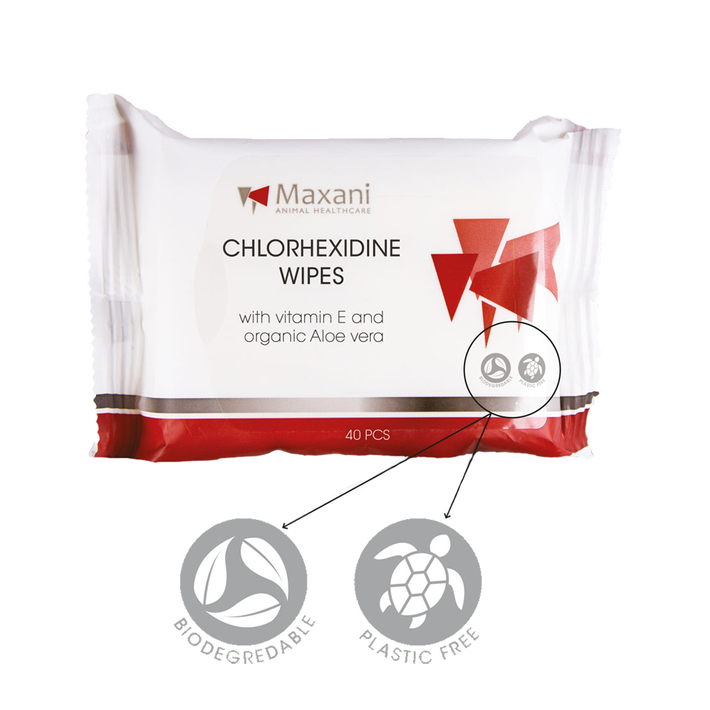 Maxani Chlorhexidine Wipes - Pack of 40 Wipes