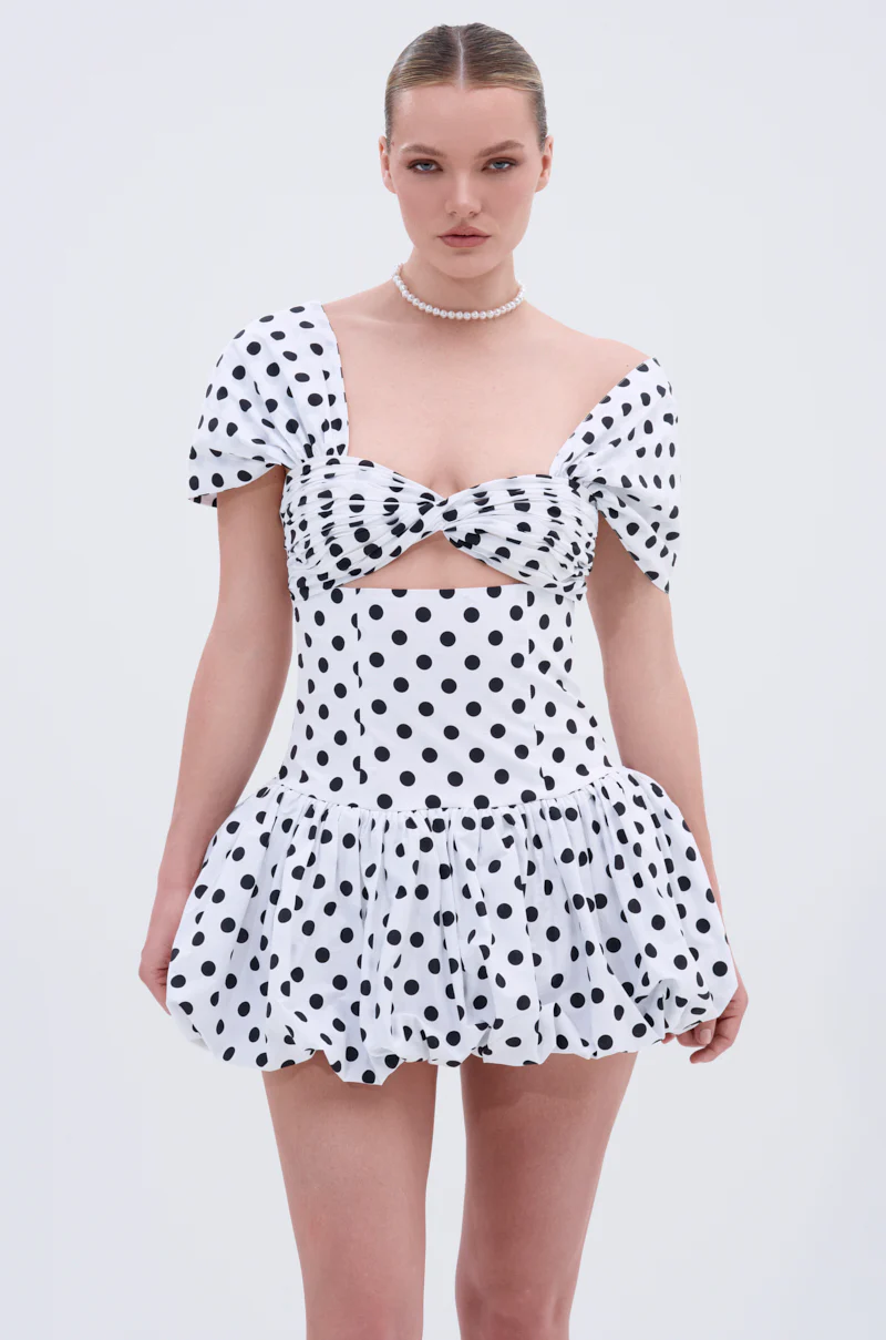 Cutest One At The Function Polka Dot Mini Dress