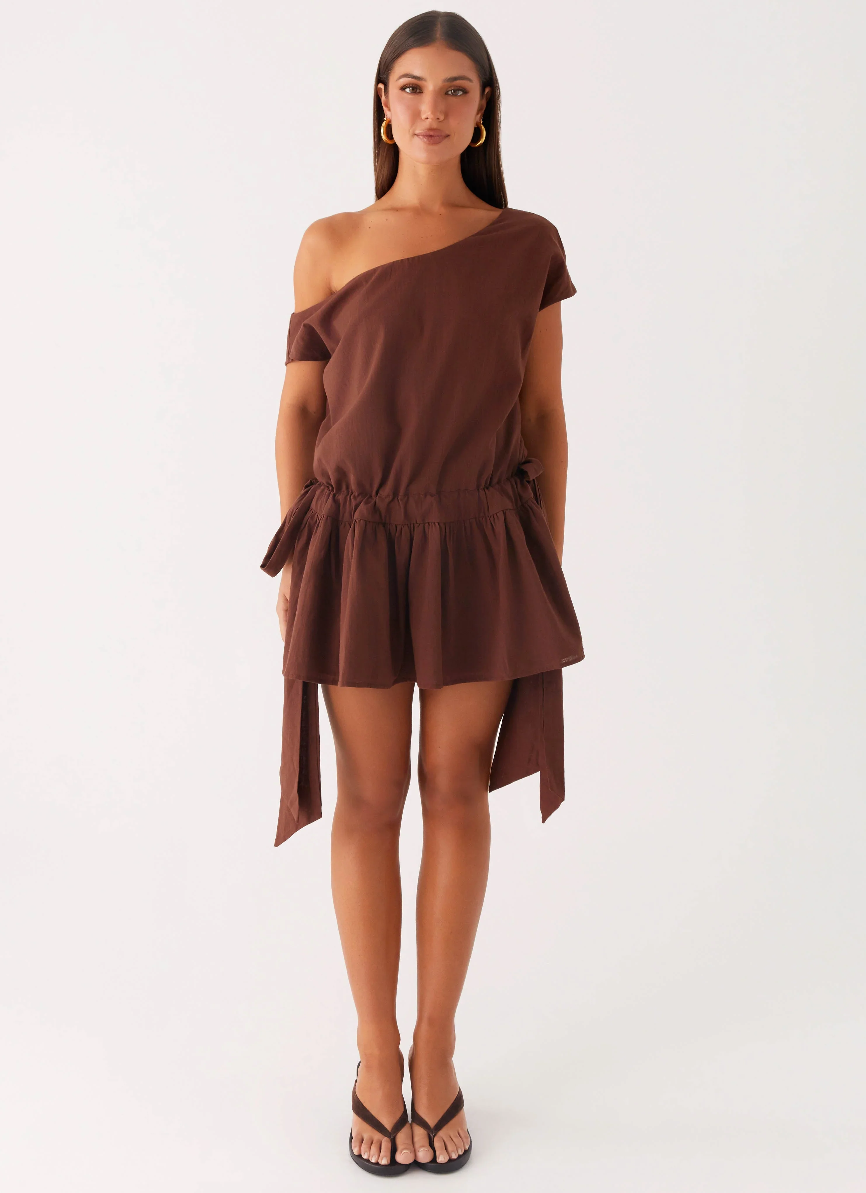 Ettie Mini Dress - Chocolate
